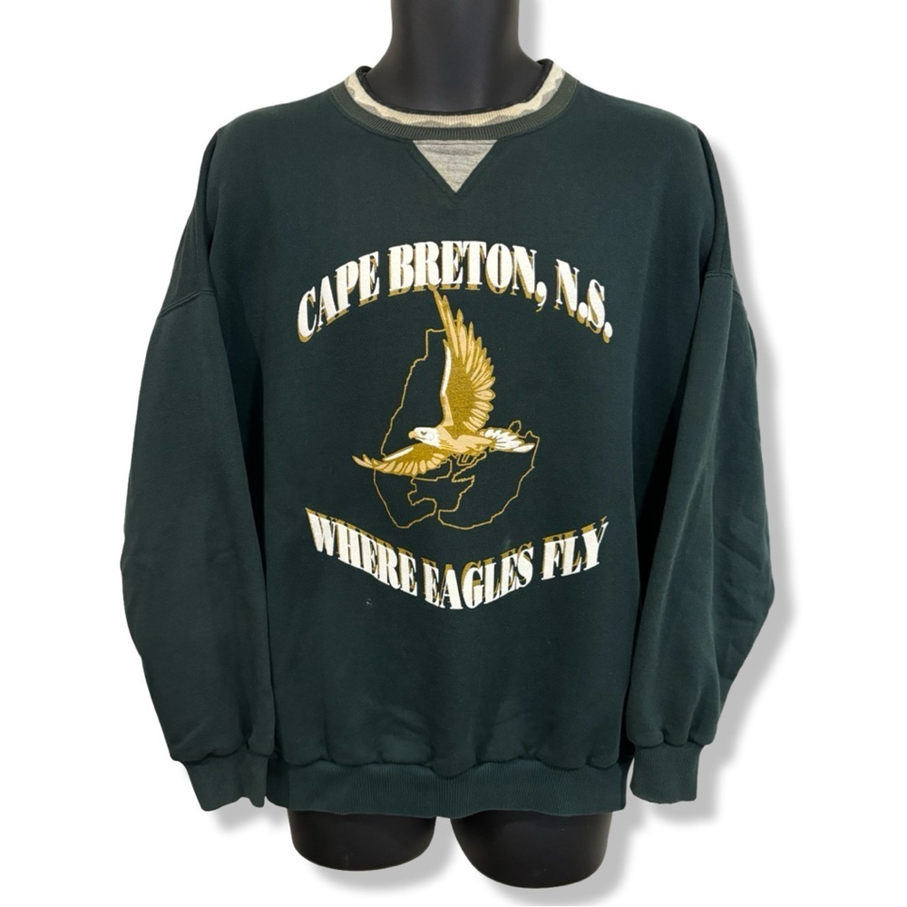Vintage 90s Cape Breton Nova Scotia Crewneck Sweatshirt